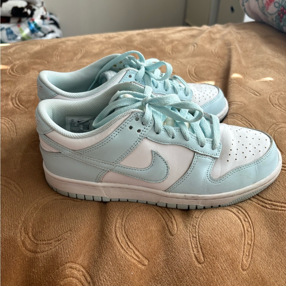 adidas Light Blue & White Athletic Sneaker Interior